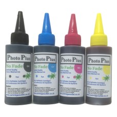400ml, 4 Colour Set of PhotoPlus Archival Dye Ink for Epson 4 Clr Printers.
