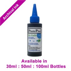 PhotoPlus Cyan Archival Ink Compatible with Brother printers - 30ml, 50ml & 100ml