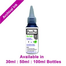 PhotoPlus Grey Archival Dye Ink Compatible with Canon printers - 30ml, 50ml & 100ml