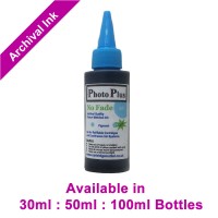 100ml of PhotoPlus Cyan Archival Pigment Ink Compatible with Ricoh printers.