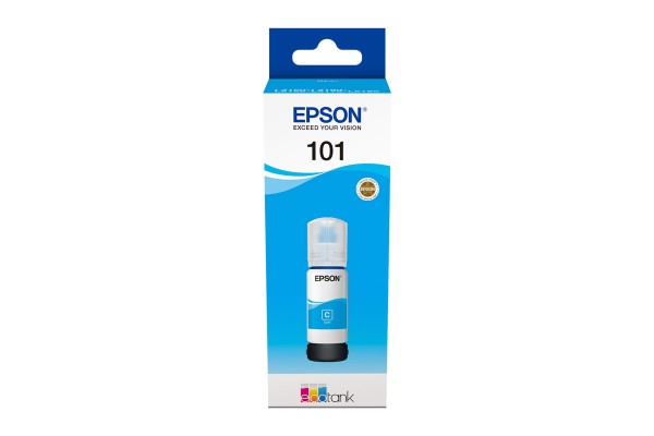 Epson 101 Cyan Bottle of Dye Ink - 70ml.