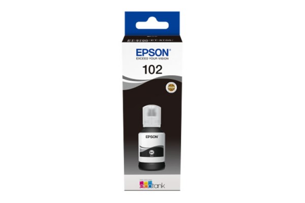 Epson 102 Black Bottle of Pigment Ink - 127ml.