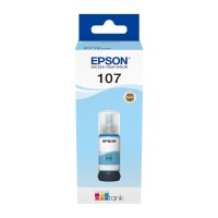 Epson 107 Light Cyan Bottle of Dye Ink - 70ml.