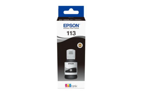 Epson 113 Black Bottle of Pigment Ink - 127ml.