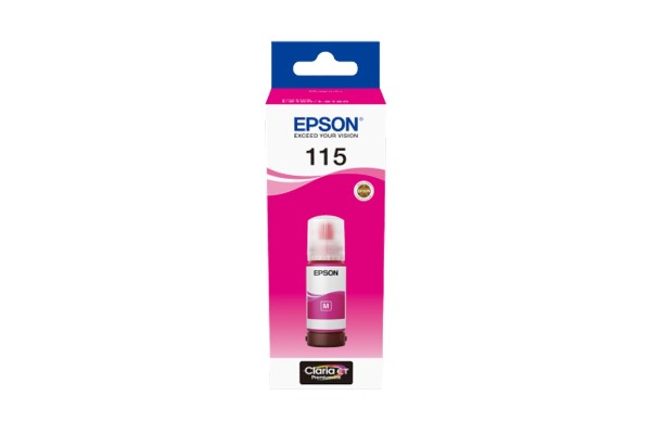 Epson 115 Magenta Bottle of Dye Ink - 70ml.