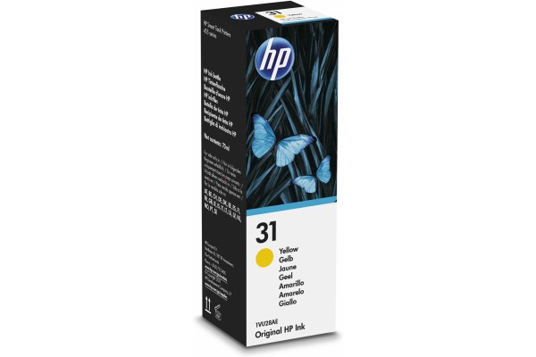 HP-31 Yellow Dye Genuine OEM HP Bottle of Ink - 70ml.