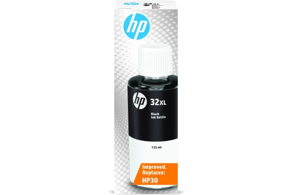 HP-32 Black Pigment Genuine OEM HP Bottle of Ink - 135ml.