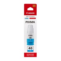 Canon GI-40C Cyan Bottle of Original Ink - 70ml. Canon GI-40C Cyan Bottle of Original Ink - 70ml.