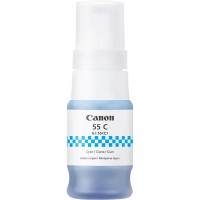 Canon GI-55C Cyan Bottle of Original Pigment Ink - 40ml. Canon GI-55C Cyan Bottle of Original Pigment Ink - 40ml.