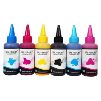 6 x 70ml Bottle Set of  Archival Quality Dye Ink, Replacement for 107 ink sets and Printer models ET18100