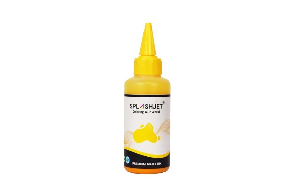 70ml Bottle of Compatible Epson 108 Yellow Dye Ink for Epson L8050, L18050 Printers.