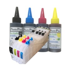 Brother Compatible LC123 Extended Refillable Cartridges with 400ml of Archival Ink.