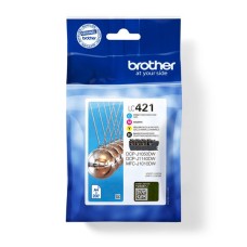 Genuine Cartridge Set for Brother LC421 4 Colour Ink Cartridge Set.