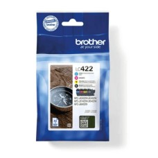 Genuine Cartridge Set for Brother LC422 - 4 Colour Ink Cartridge Set.