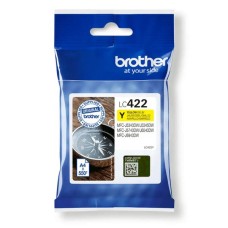 Genuine Cartridge for Brother LC422 Yellow Ink Cartridge.