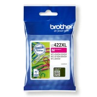 Genuine High Capacity XL Brother LC422XL Magenta Ink Cartridge.