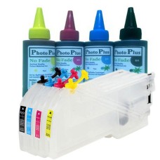 Brother Compatible LC985 Extended Refillable Cartridges with 400ml of Archival Ink.