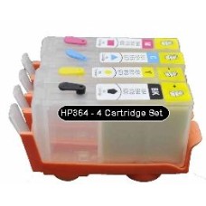 HP364 - (4Cartridges) Refillable Cartridge Set
