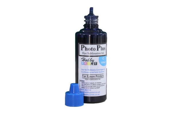 100ml PhotoPlus Cyan DTF Pigment Ink.