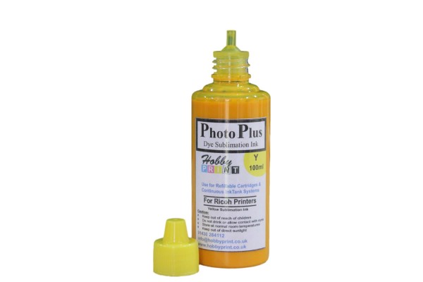 100ml PhotoPlus Yellow DTF Pigment Ink.