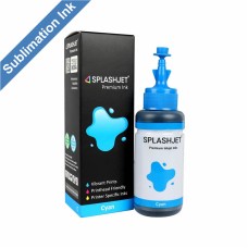 70ml Bottle of Cyan Dye Sublimation Ink for Epson EcoTank Printers using 664 Series Inks.
